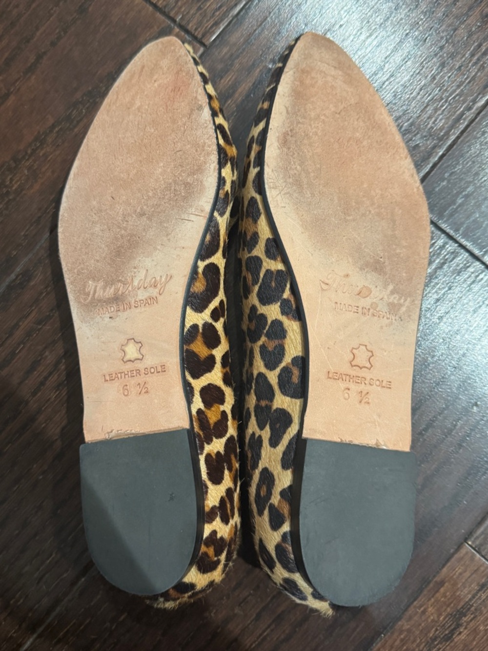 Thursday Boot Company Viva Leopard Print Women's Flats - Picture 5 of 5
